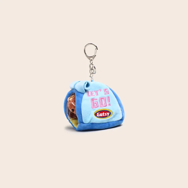 Jinnew Polyester Alloy Keychains Unisex 9cm Height-1