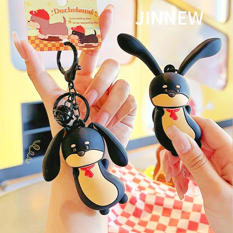Jinnew Silicone Keychains Unisex 7cm Height-3