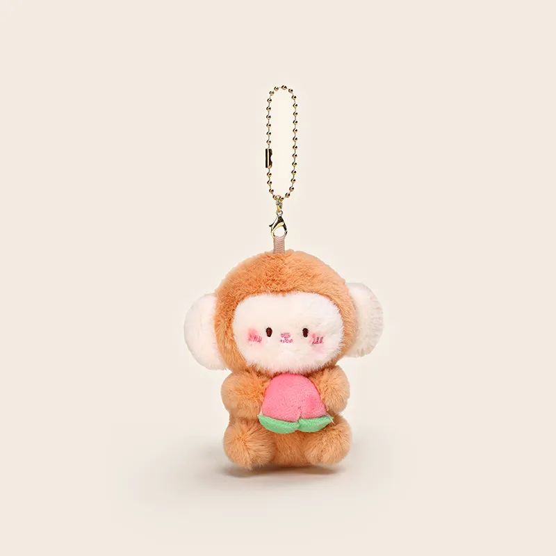Jinnew Plush Pendants Unisex White-2
