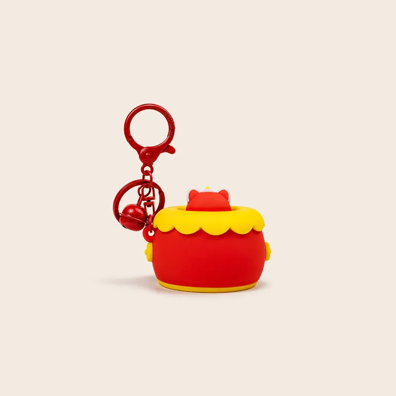 Jinnew Silicone Keychains Unisex-1