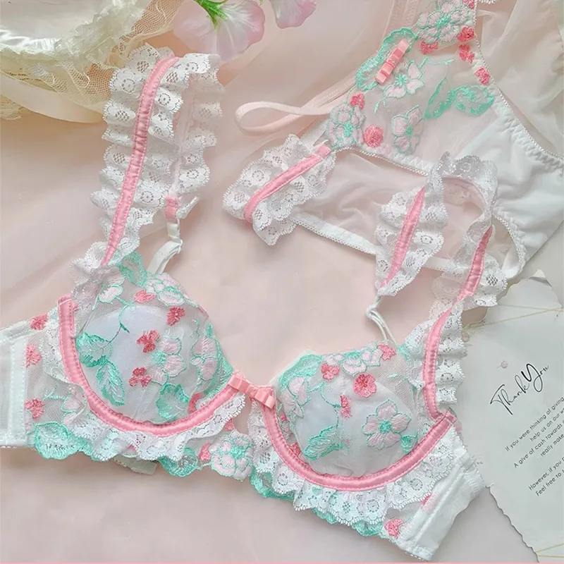 XIUDAI Underwear Set Women's White-1