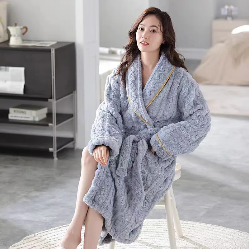 XIUDAI Women's Bath Robes-8
