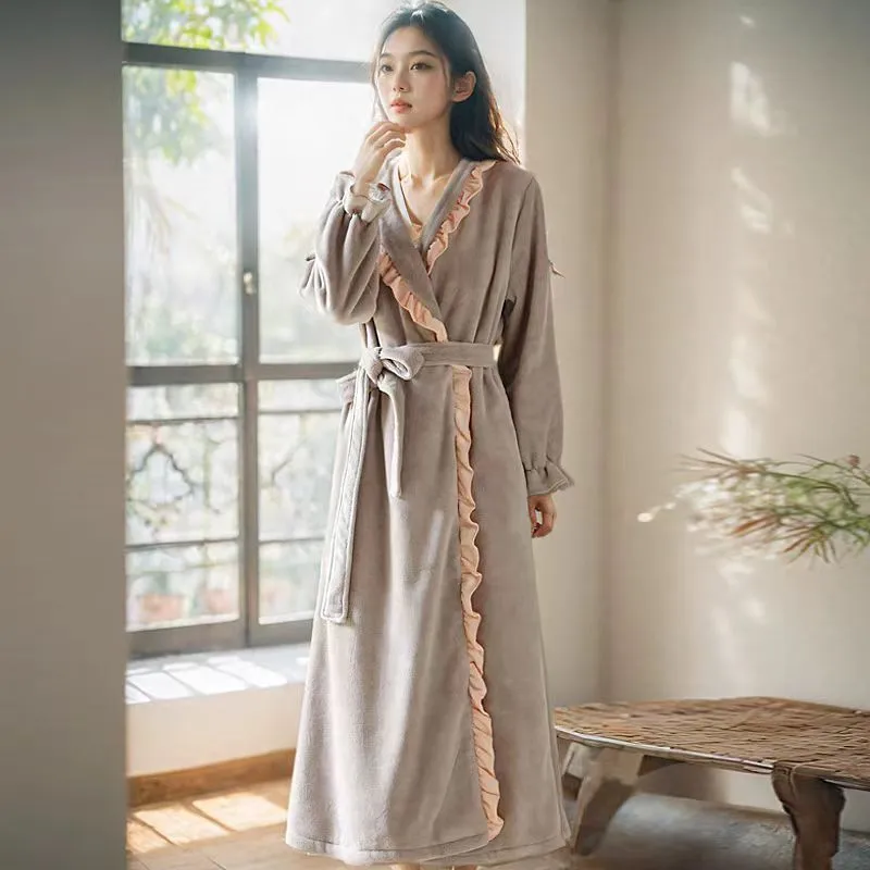 XIUDAI Women's Bath Robes-5
