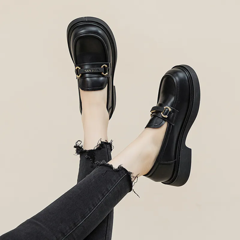 JNLVWA Loafers 3.5cm Women's Black-3