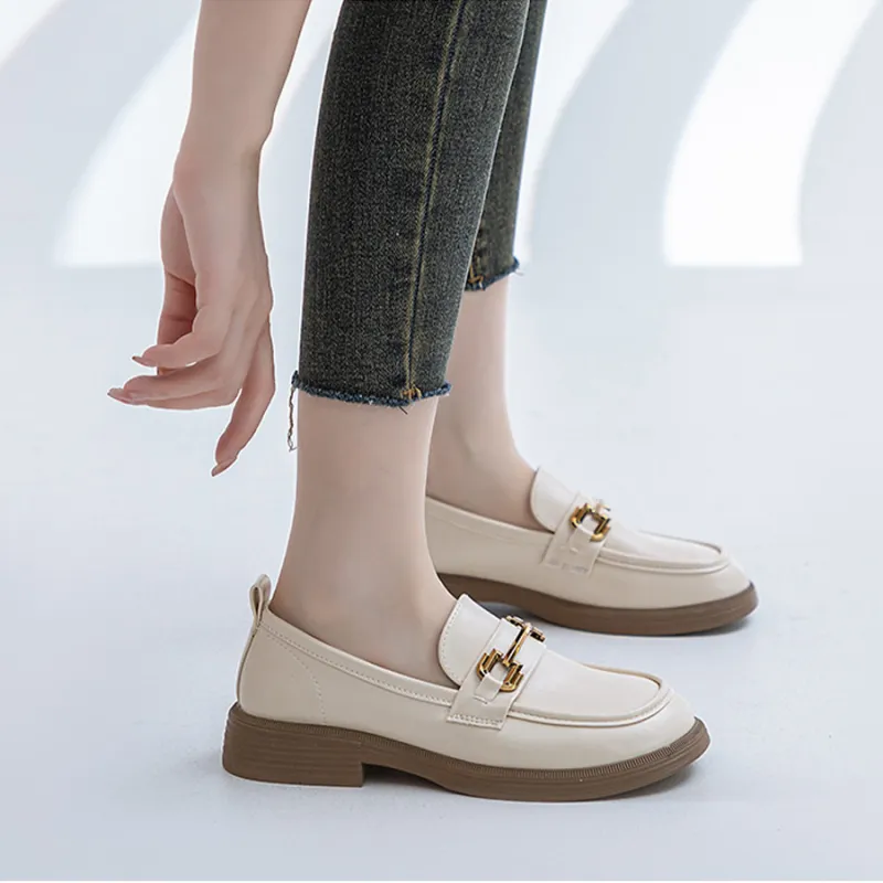 JNLVWA Loafers Women's Black/Beige-14