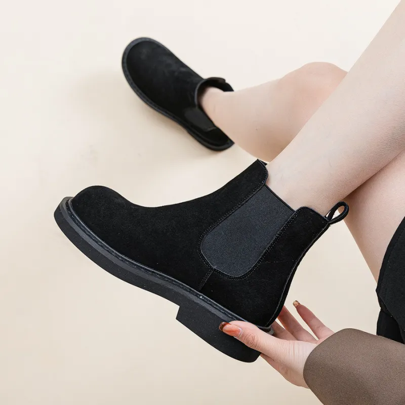 JNLVWA Short Chelsea Boots 3.5cm Women's Black-4
