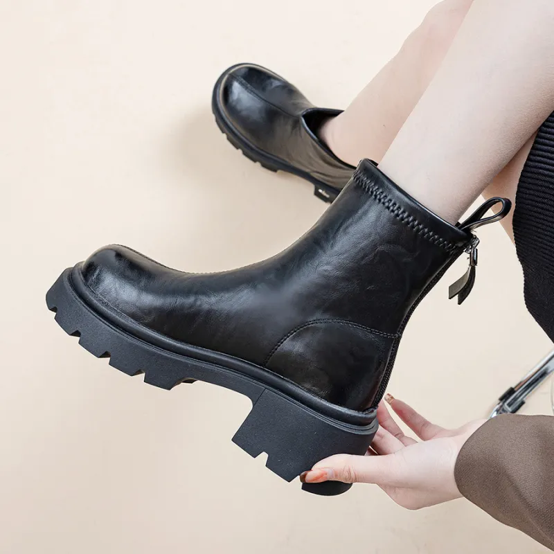 JNLVWA Ankle Boots Women's Black-3