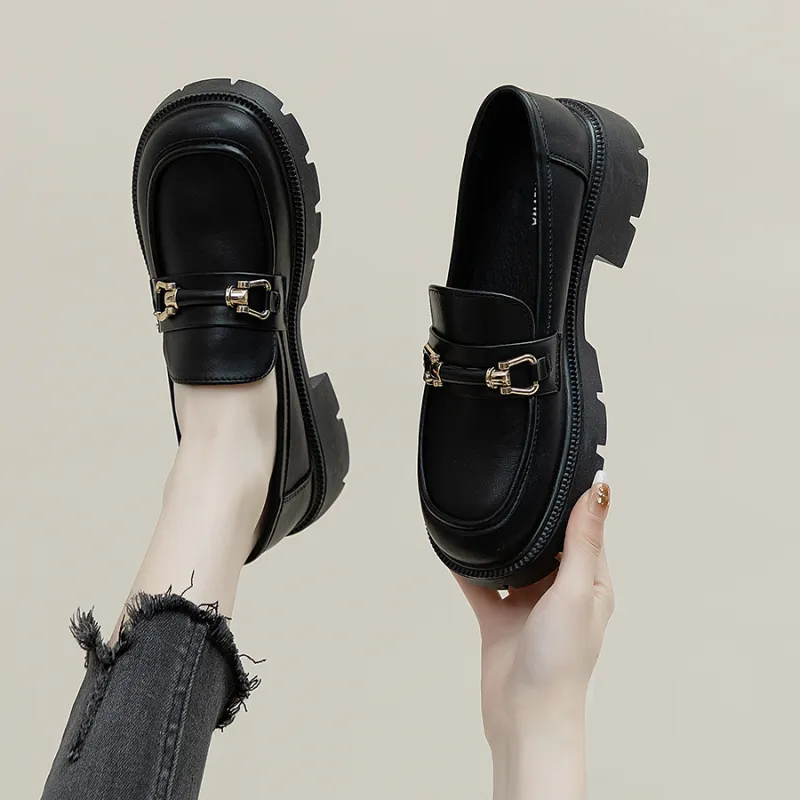 JNLVWA Loafers Women's Black-1
