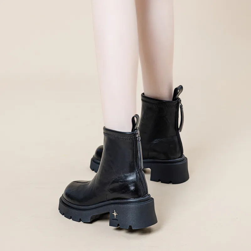 JNLVWA Ankle Boots Women's Black-6