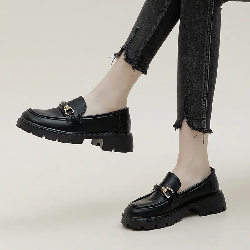 JNLVWA Loafers Women's Black-4
