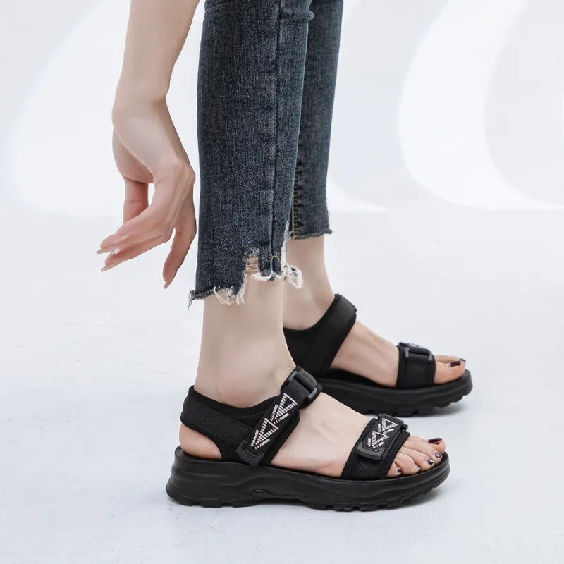 JNLVWA Beach Sandals Women's Beige/Black-14