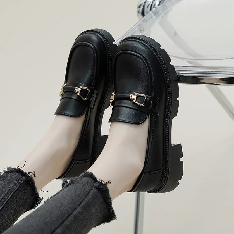 JNLVWA Loafers Women's Black-2