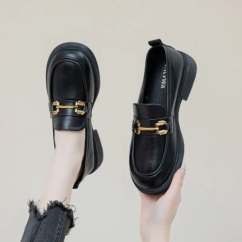 JNLVWA Loafers Women's Black/Beige-1