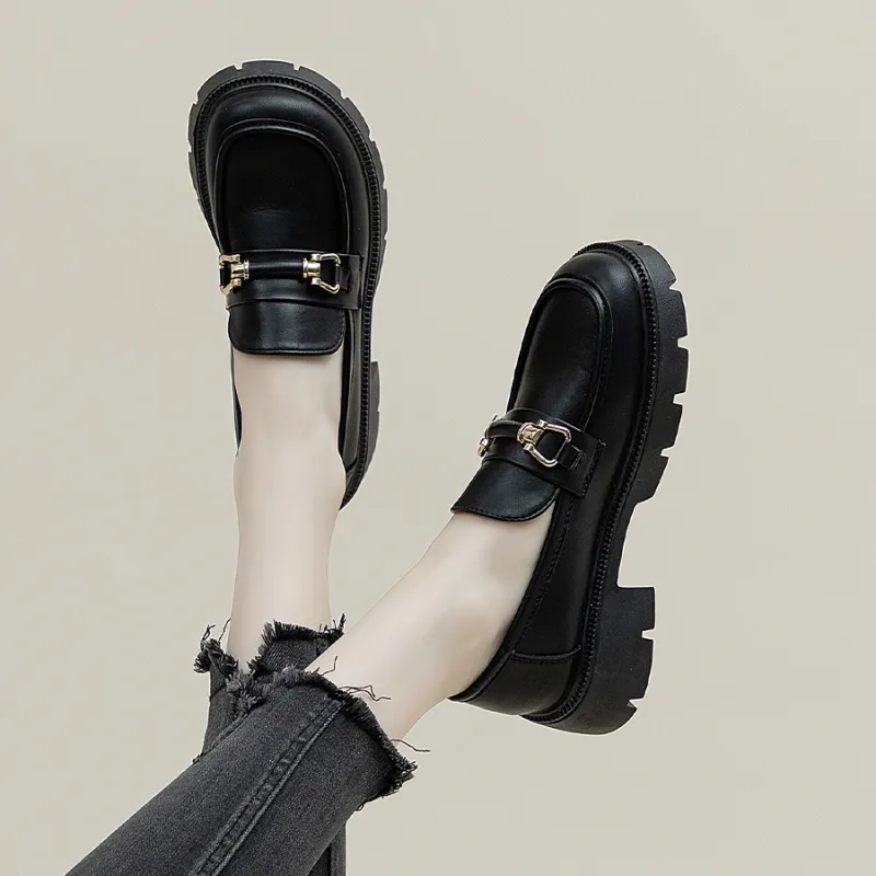 JNLVWA Loafers Women's Black-3