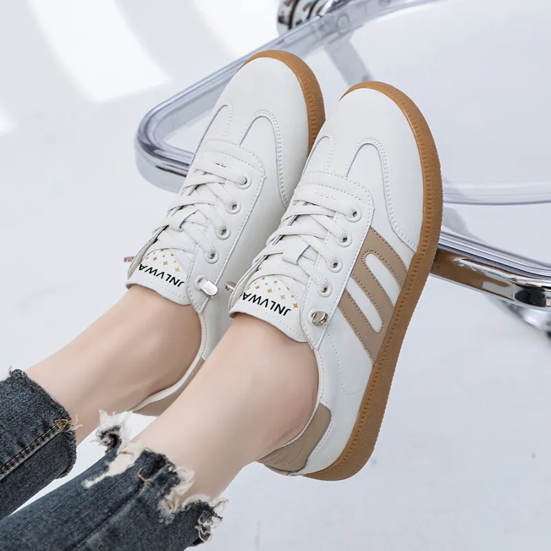 JNLVWA Anti-Slip Wear-Resistant Lightweight Breathable Low-Top Skateboard Shoes Women's-11