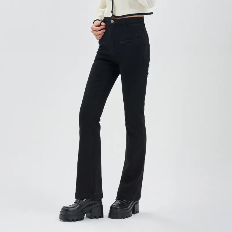 JESSYLINE Jeans Women's Black-3