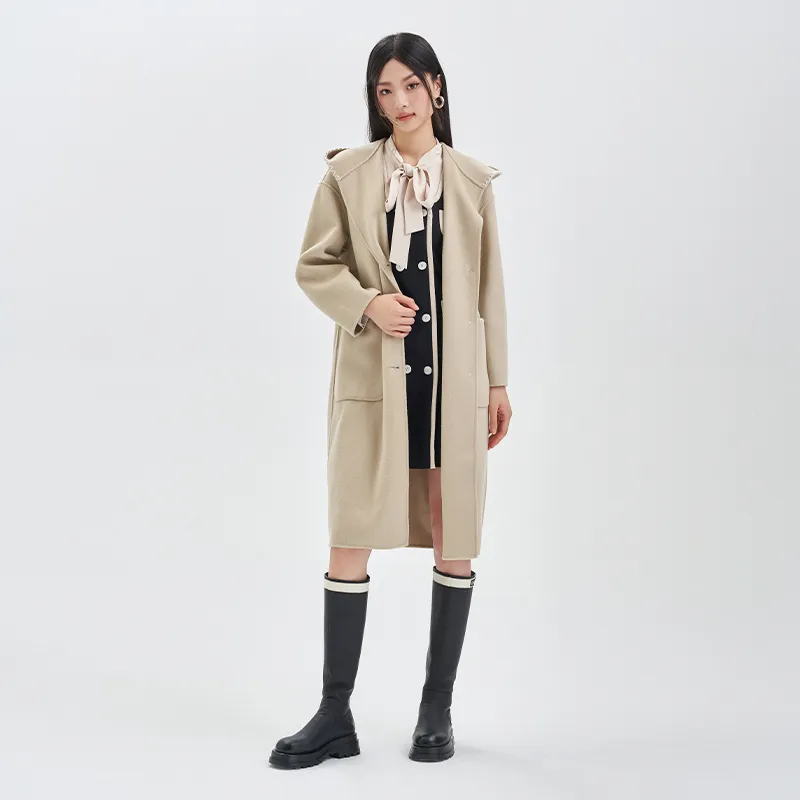 JESSYLINE Coat Women's Beige Yellow-1