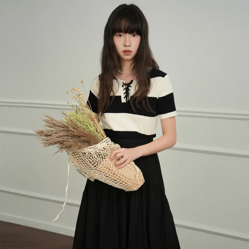 JESSYLINE Knitwear Women's Black/White-1