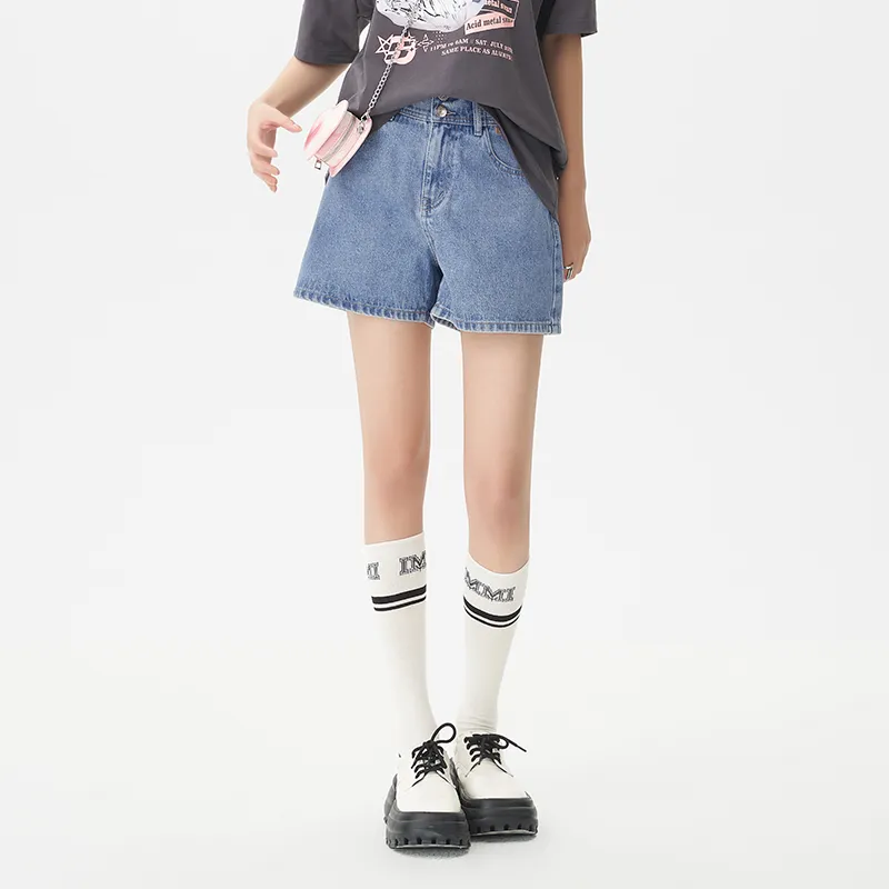 JESSYLINE Denim Shorts Women's Blue-2