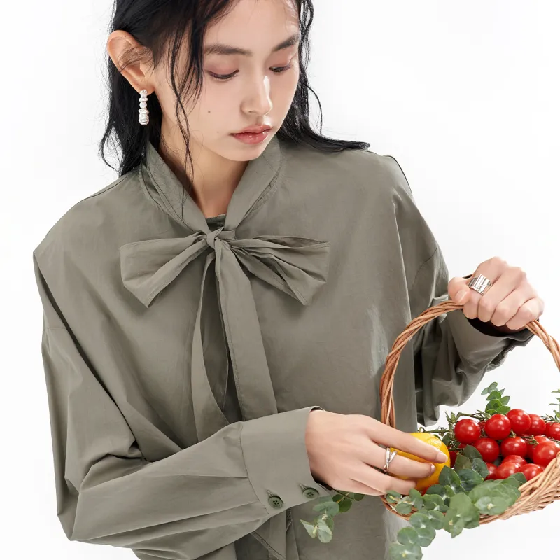 JESSYLINE Shirt Women's Army Green-3