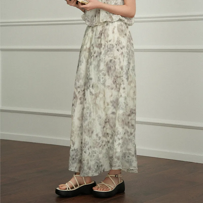 JESSYLINE Casual Long Skirt Women's-1