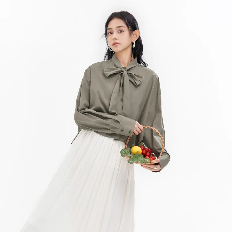 JESSYLINE Shirt Women's Army Green-2