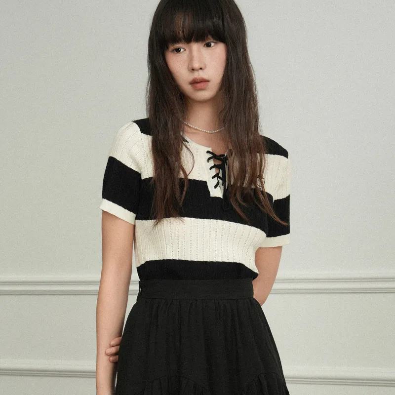 JESSYLINE Knitwear Women's Black/White-3
