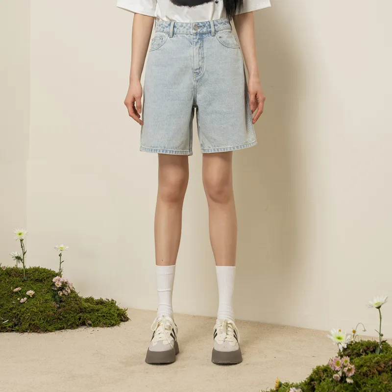 JESSYLINE Denim Shorts Women's Mint Mambo-3