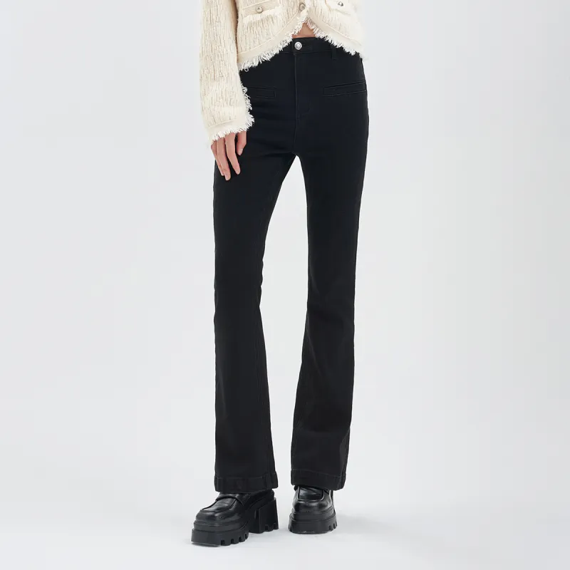 JESSYLINE Jeans Women's Black-2