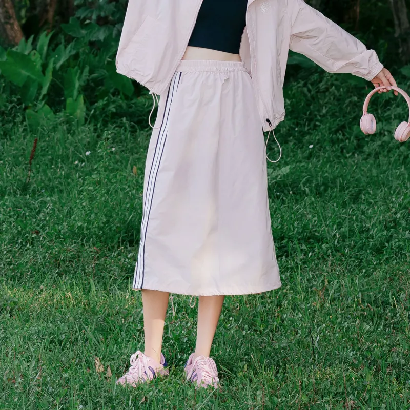 JESSYLINE Casual Long Skirt Women's Light Pink-2