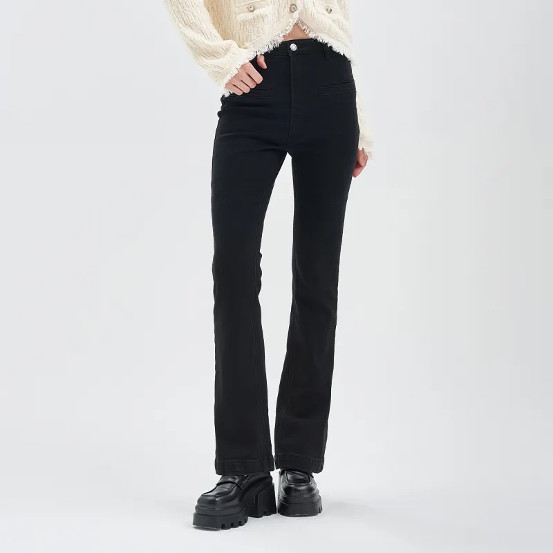 JESSYLINE Jeans Women's Black-1