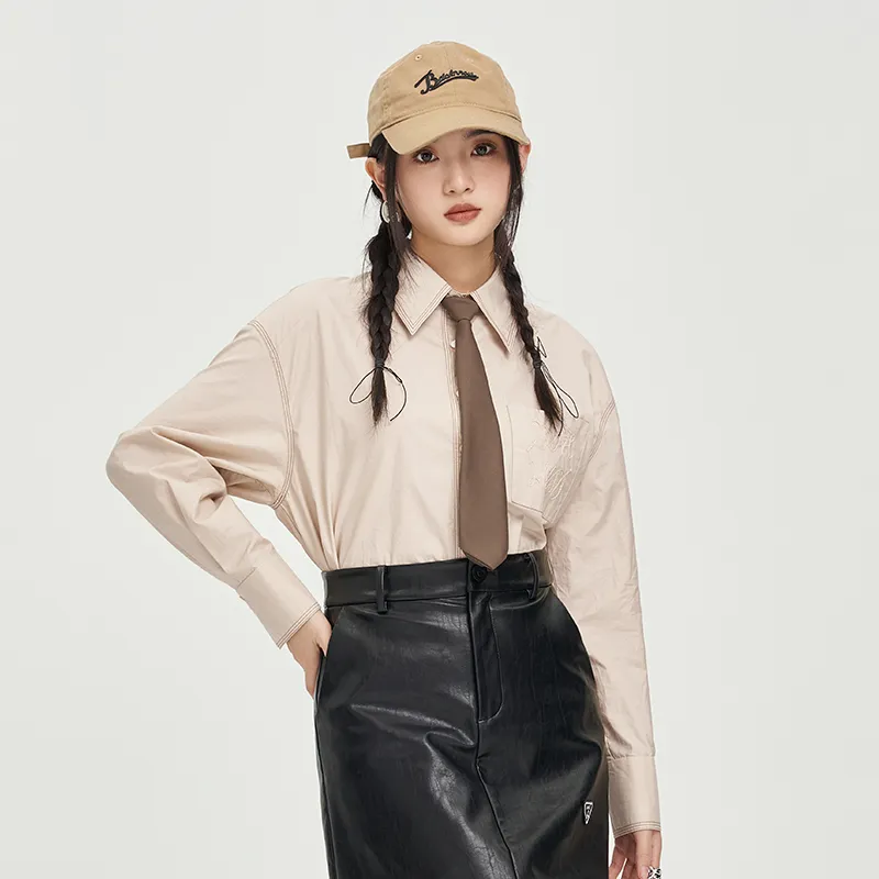 JESSYLINE Shirt Women's Light Apricot-2