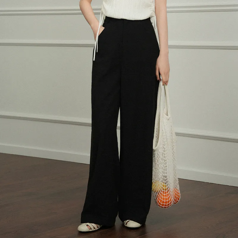 JESSYLINE Casual Pants Women's Black-1