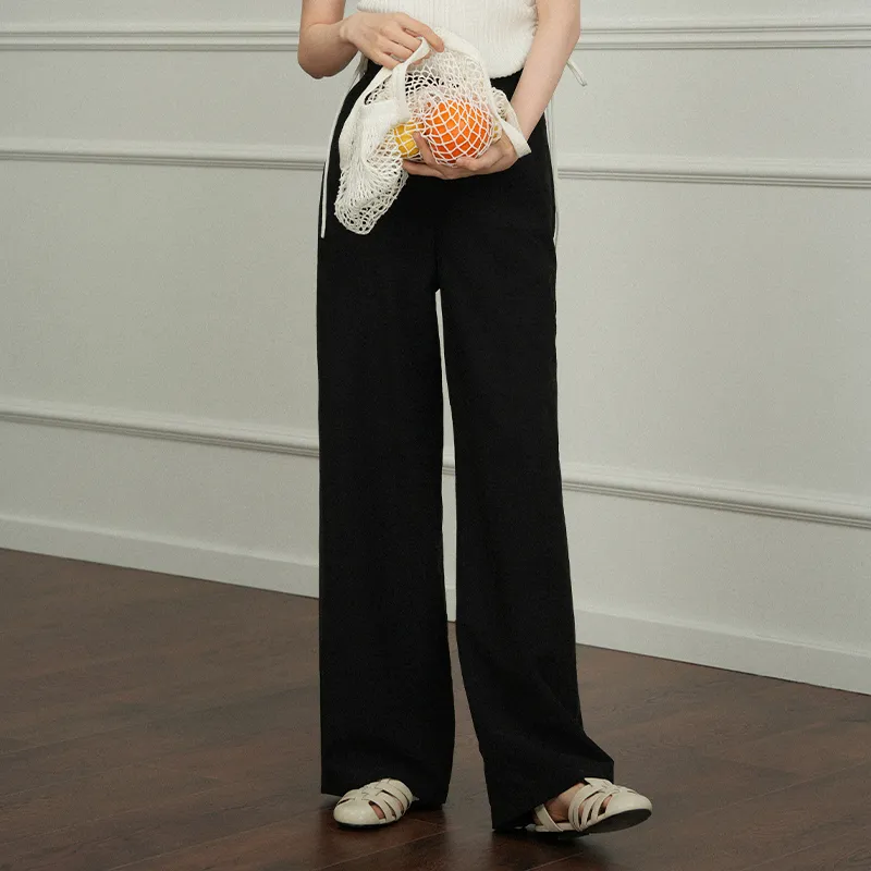 JESSYLINE Casual Pants Women's Black-2