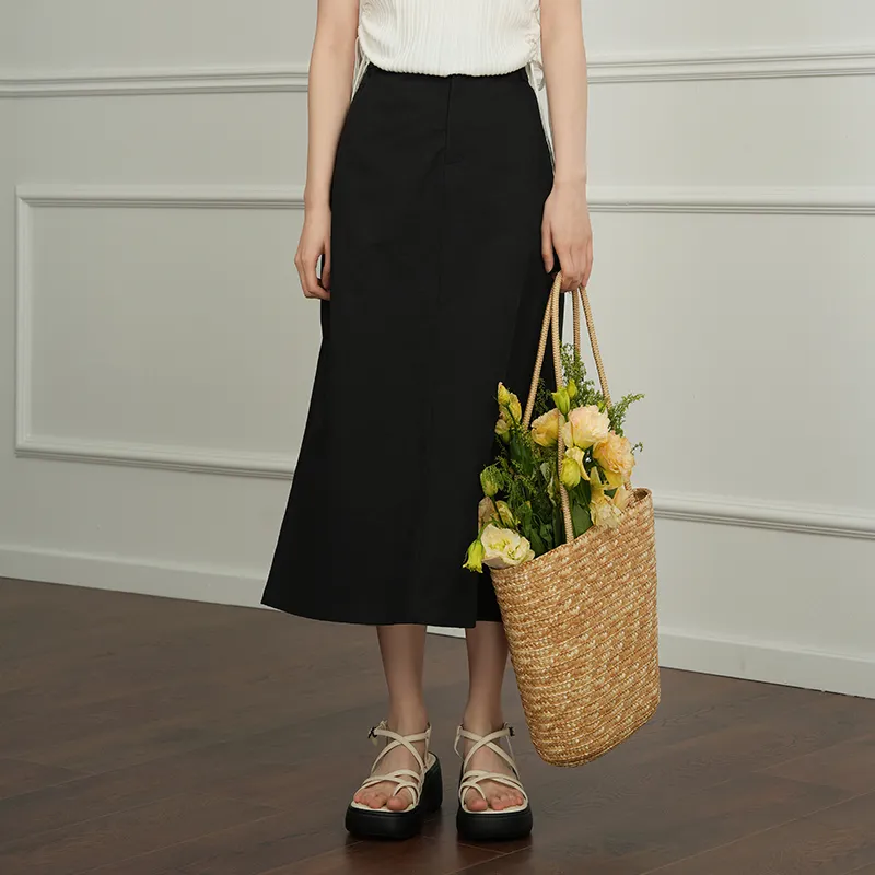 JESSYLINE Casual Long Skirt Women's-3