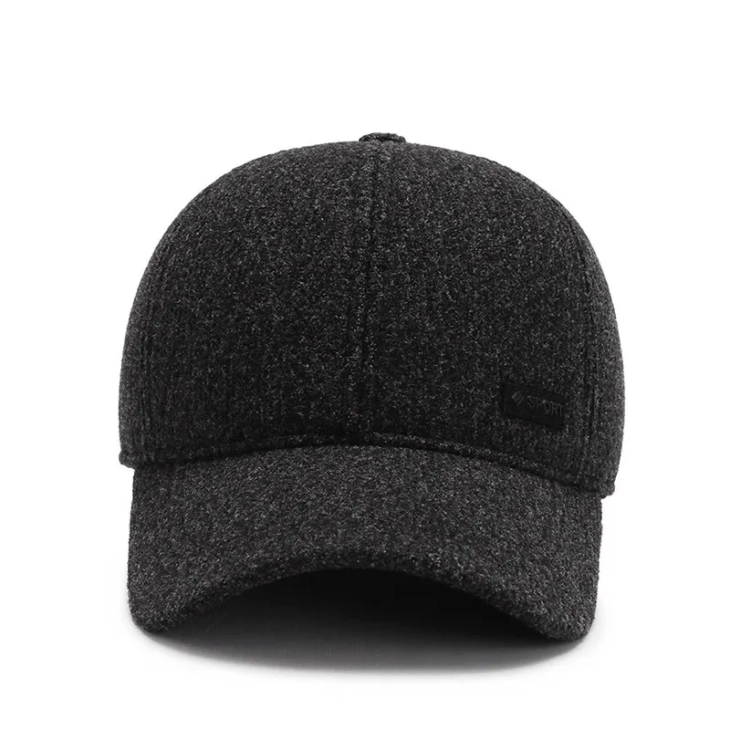 BOOLFEN Woolen Baseball Caps Unisex-1