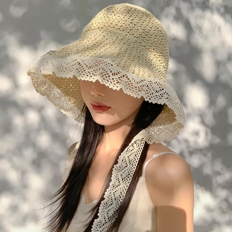 BOOLFEN Polyester Bucket Hats Women's-4