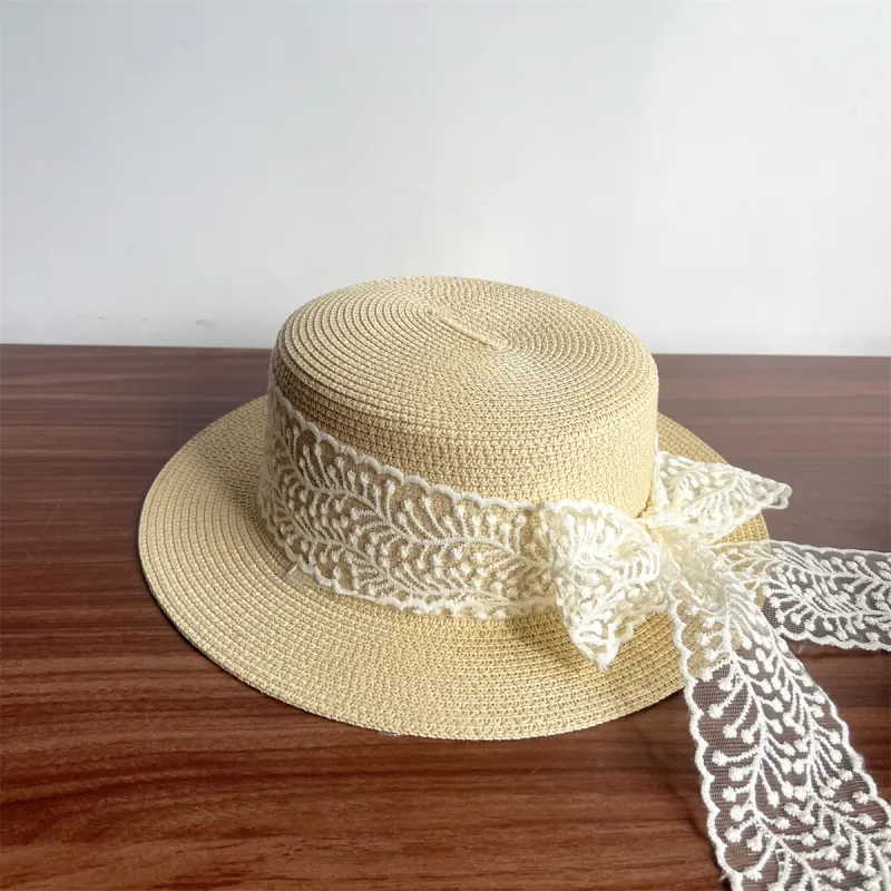 BOOLFEN Straw Woven Bucket Hats Women's-3
