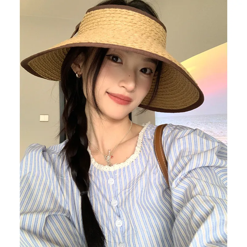 BOOLFEN Straw Woven Sun Hat Women's-1