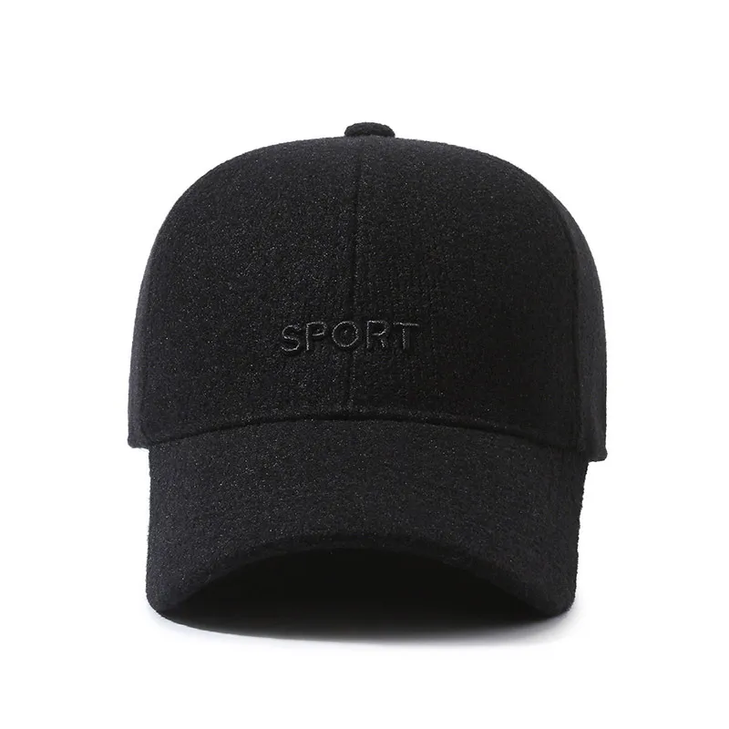BOOLFEN Woolen Baseball Caps Unisex-12