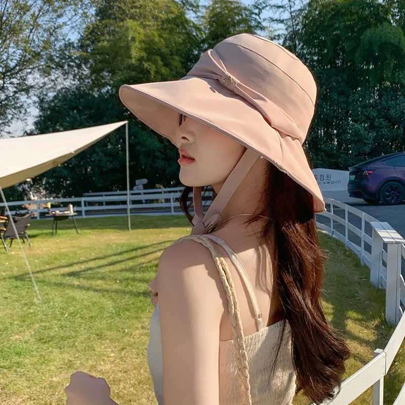 BOOLFEN Ice Silk Bucket Hats Women's-2
