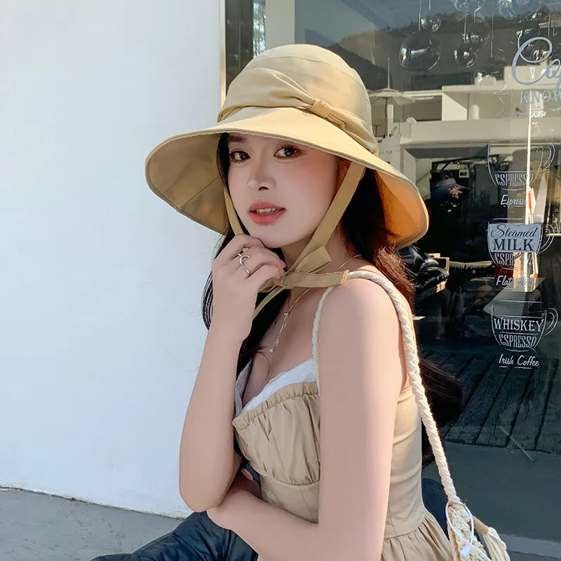 BOOLFEN Ice Silk Bucket Hats Women's-4