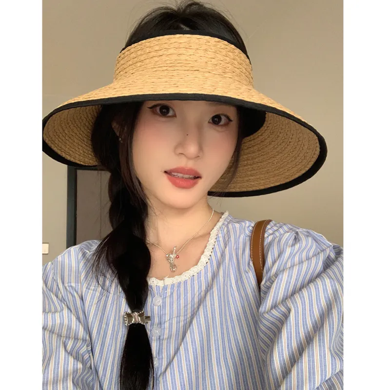 BOOLFEN Straw Woven Sun Hat Women's-7