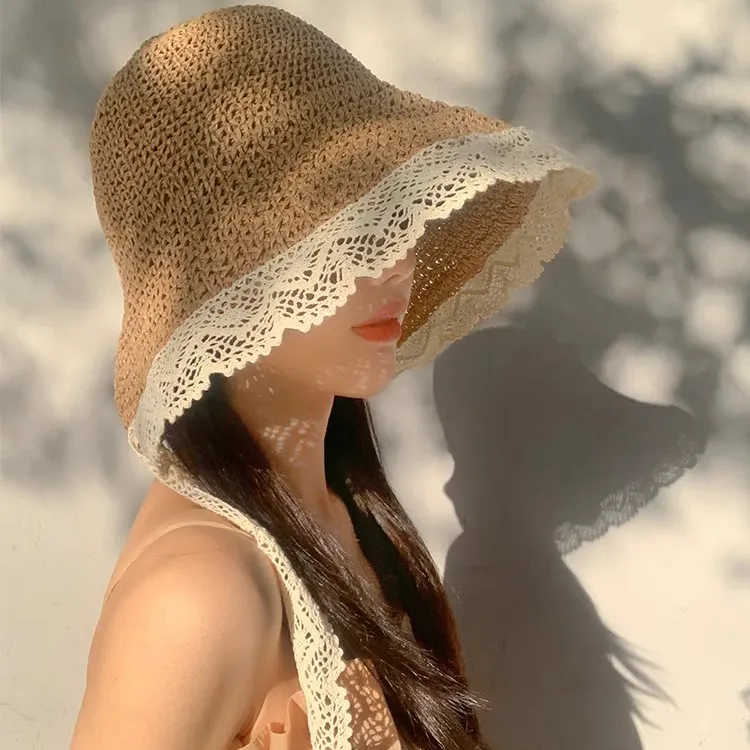 BOOLFEN Polyester Bucket Hats Women's-2