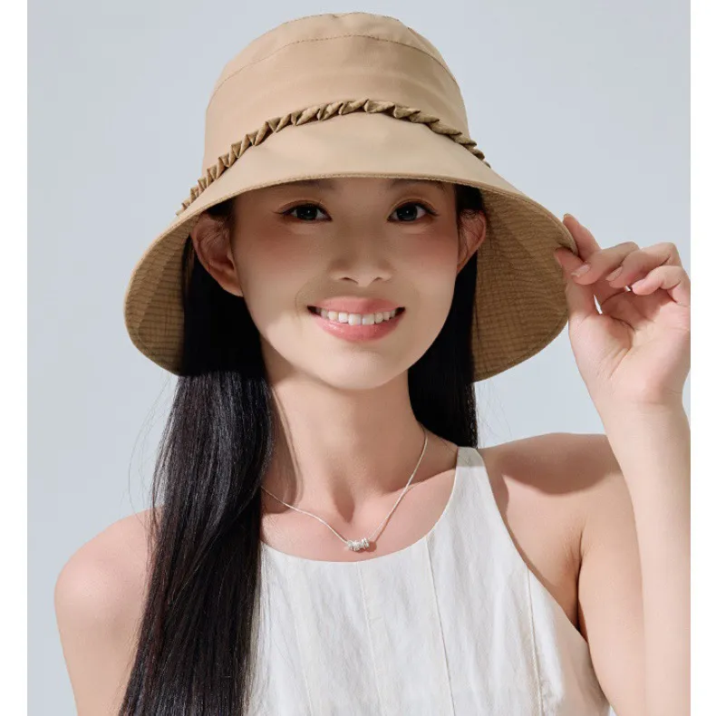 BOOLFEN Polyester Bucket Hats Women's-2