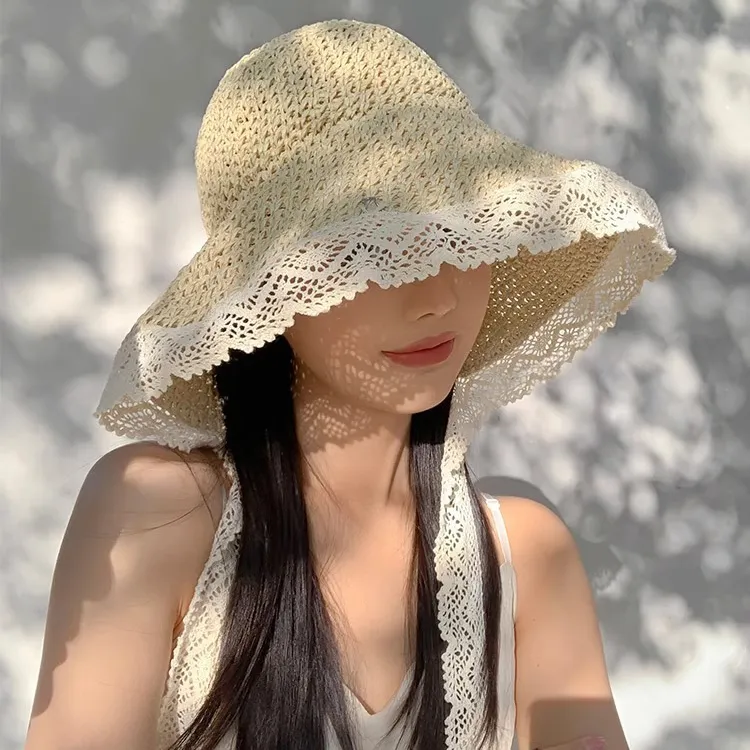 BOOLFEN Polyester Bucket Hats Women's-5