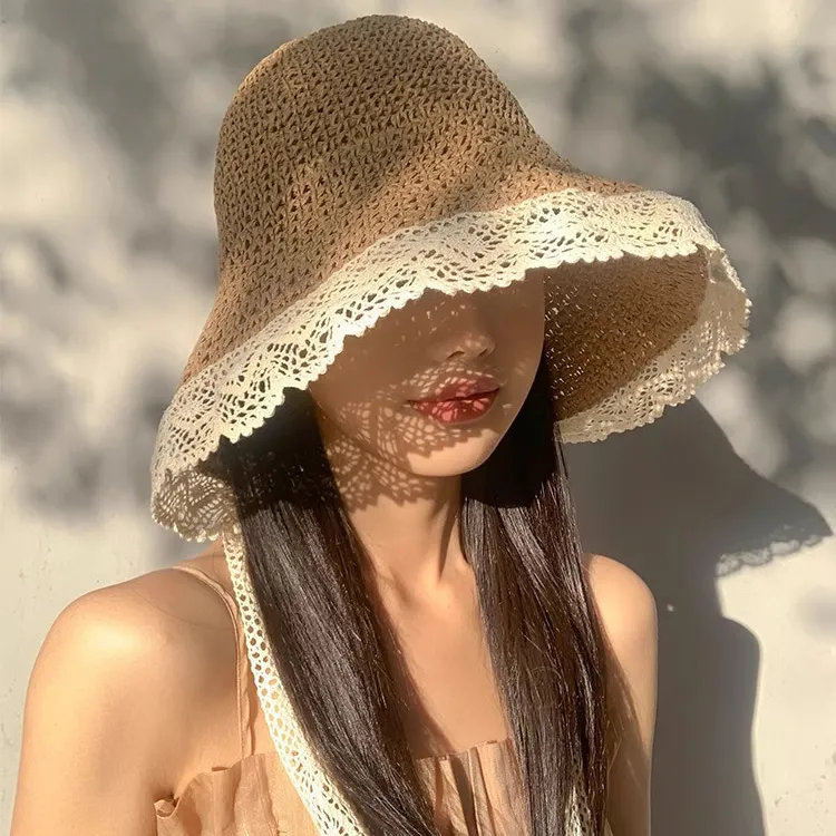 BOOLFEN Polyester Bucket Hats Women's-3