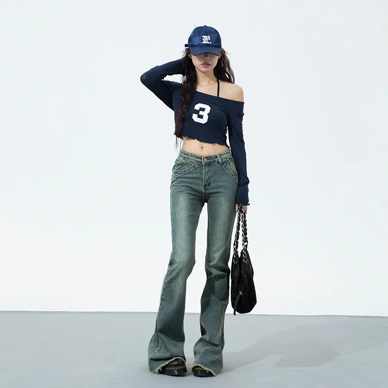 TLONELY1 Jeans Women's Vintage Distressed Millennium Blue-4