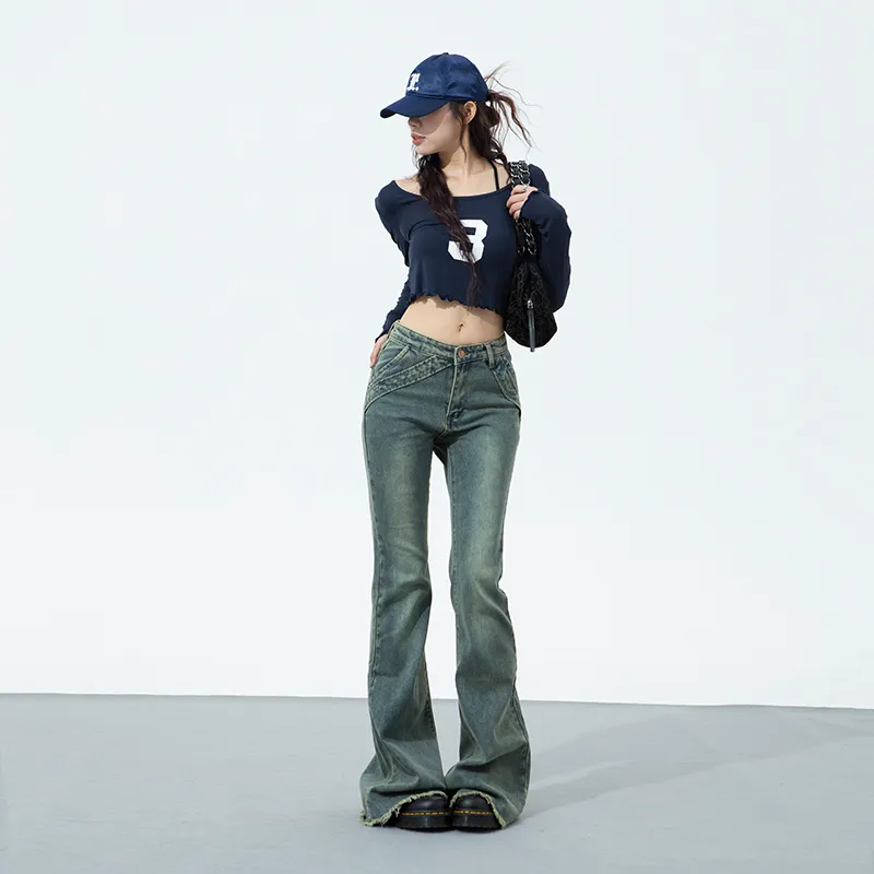 TLONELY1 Jeans Women's Vintage Distressed Millennium Blue-2