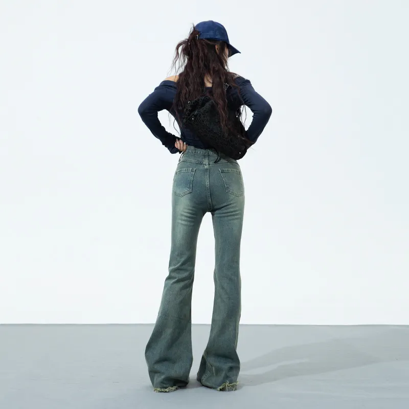 TLONELY1 Jeans Women's Vintage Distressed Millennium Blue-6